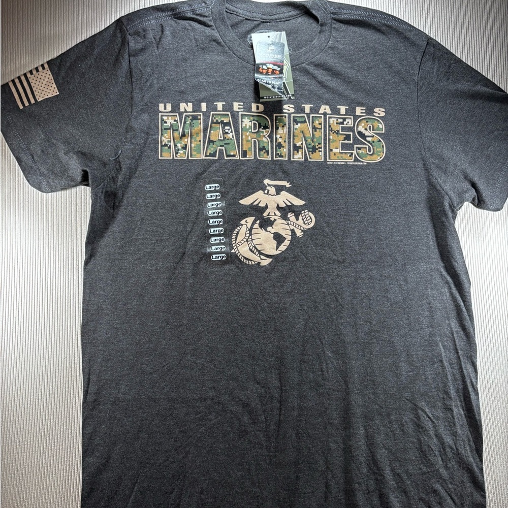 United States‎ Marines Gray T-Shirt